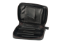 Preview: Pfeifentasche Leder schwarz 4er
