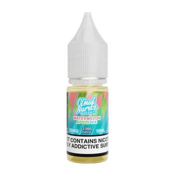 Cloud Nurdz Iced Watermelon Apple Salt 10ml 20mg