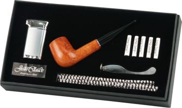 Jean Claude Pfeifenset gerade Natur