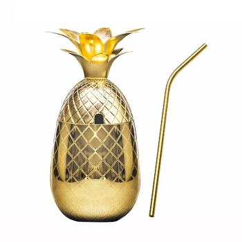 Becher "Pineapple gross" gold