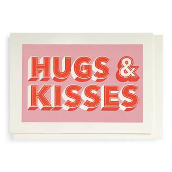 Archivist Gallery Grusskarte "Hugs & Kisses"
