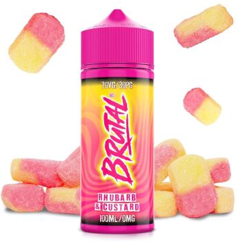 Just Juice Brutal Rhubarb & Custard 100ml