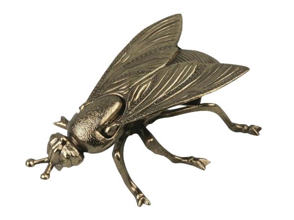 Aschenbecher "Metall Fliege"