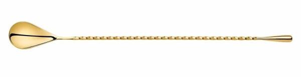 Barlöffel "Drop" Gold 300mm