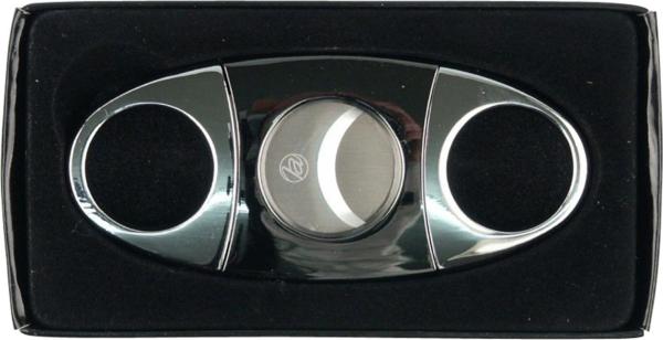 Zigarrenschneider "Chrome / Dark Gunmetal" 23mm Schnitt