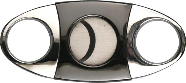 Zigarrenschneider "Chrome / Dark Gunmetal" 23mm Schnitt