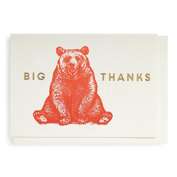 Archivist Gallery Grusskarte "Big Thanks"