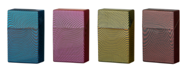 Zigarettenbox 85mm "Carbonoptik"