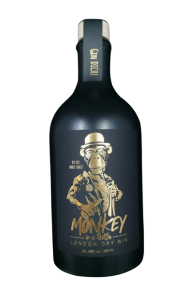 Monkey in a Bottle London Dry Gin Gold Edition 50cl