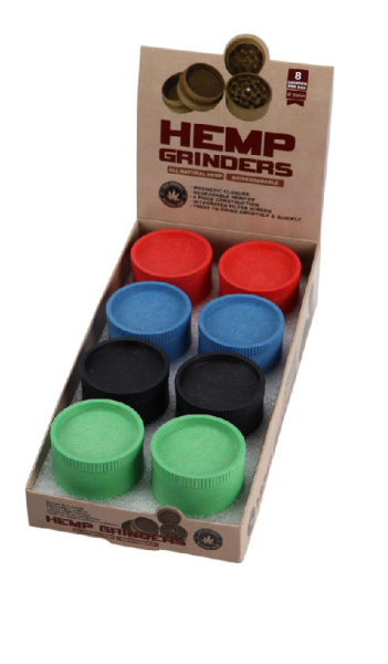 Grinder "Kunststoff / Hanf" 4-teilig 55mm