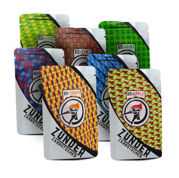 Zunder Zahnstocher Refill Beutel 80 Stk