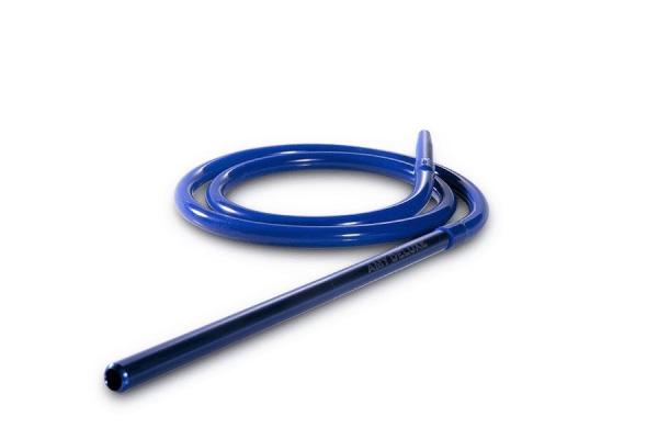 Amy Silikonschlauch mit Alu-Mundstück - Blau