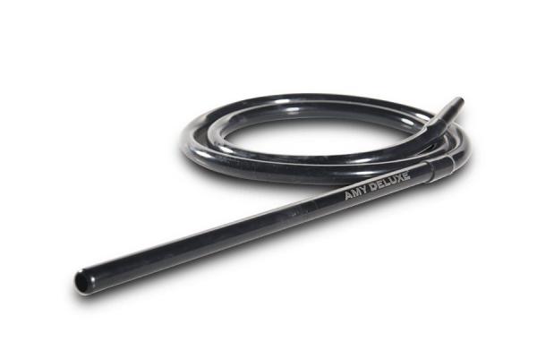 Amy Silikonschlauch mit Alu-Mundstück - Schwarz