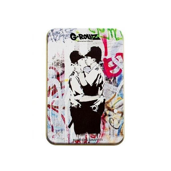 G-Rollz Banksy "Kissing Coppers" Dose 13.5cm x 8.5cm x 3cm