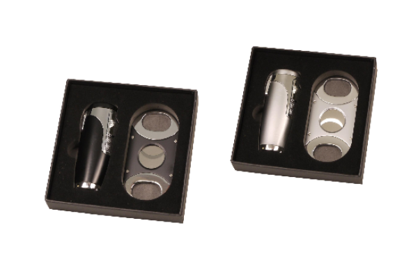 Geschenkset "Sky Feuerzeug und Zigarrenschneider"