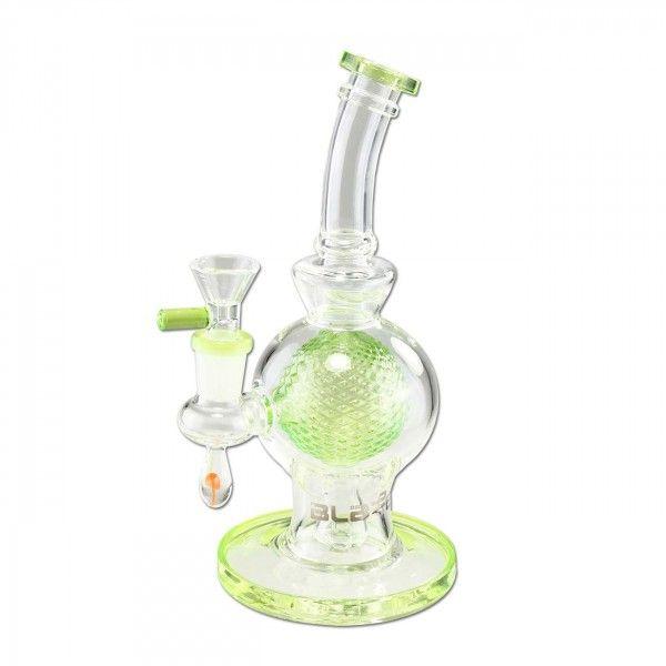 Bong Blaze Glass Golf Ball Bubbler Grün