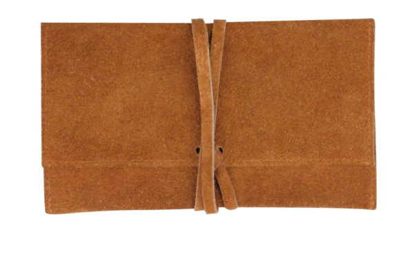 Drehertasche "Velour cognac"