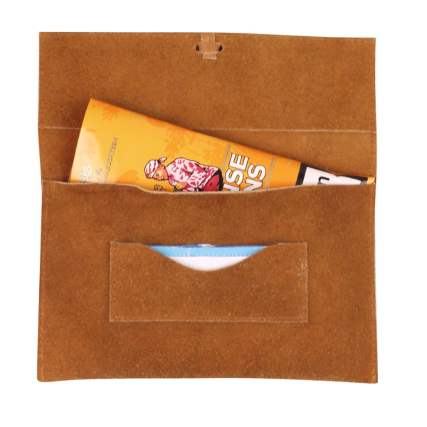 Drehertasche "Velour cognac"