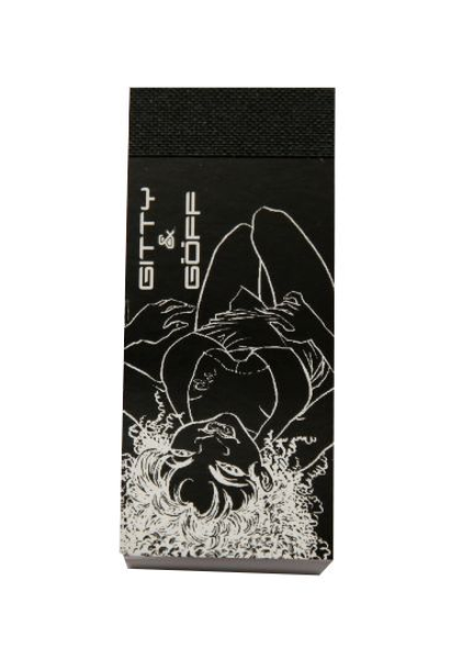 Filter Gitty und Göff schwarz breit mit Perforation