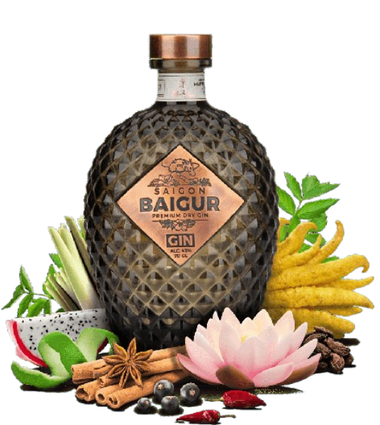 Saigon Baigur Dry Gin 70cl
