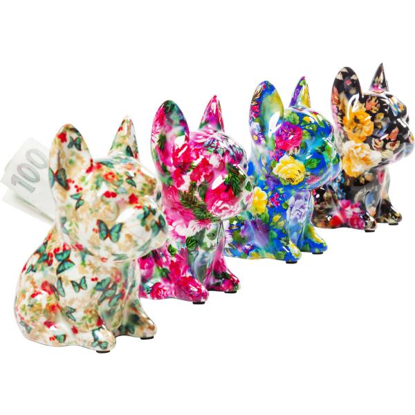 Spardose Dog Fiore 12cm assortiert