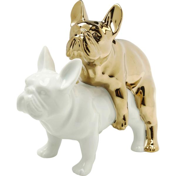 Deko Figur Love Dogs 17cm