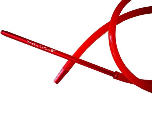Mata Leon Silikonschlauch mit Alumundstück Rot