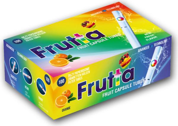 Zigarettenhülsen "Frutta Orange" 100Stk
