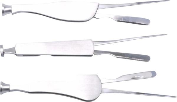 Pfeifenbesteck Cool silber 3teilig