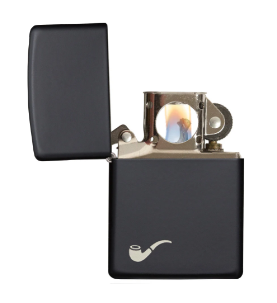 Pfeifenfeuerzeug Zippo schwarz 60001269