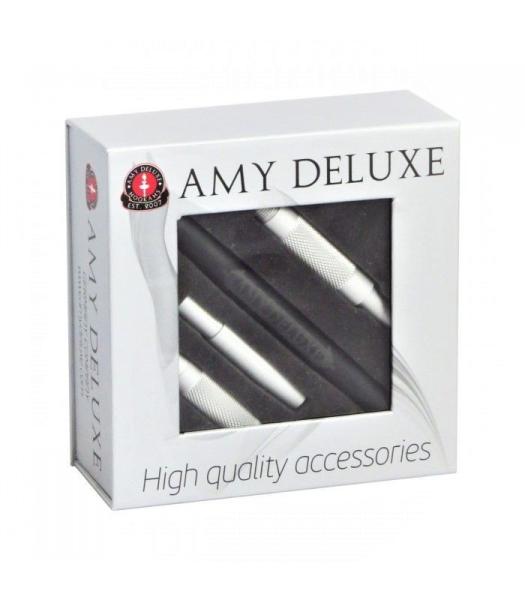 Amy Alu Mundstück mit Silikonschlauch Weiss